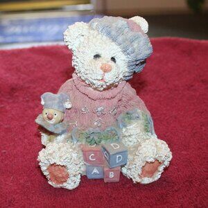 K's Collection Fancy Bears Resin teddy bear figurine